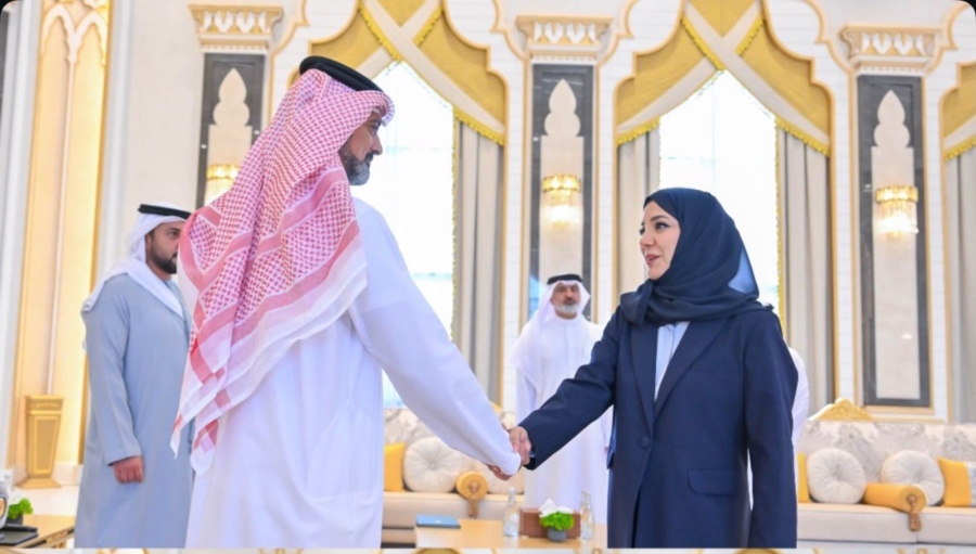 Ammar bin Humaid Receives Participants of the “Future Government Leaders in the Arab World” Program