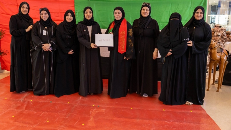 Participation of the Private Education Affairs Office Staff Members with Students  in the Celebration of the 54th National Day