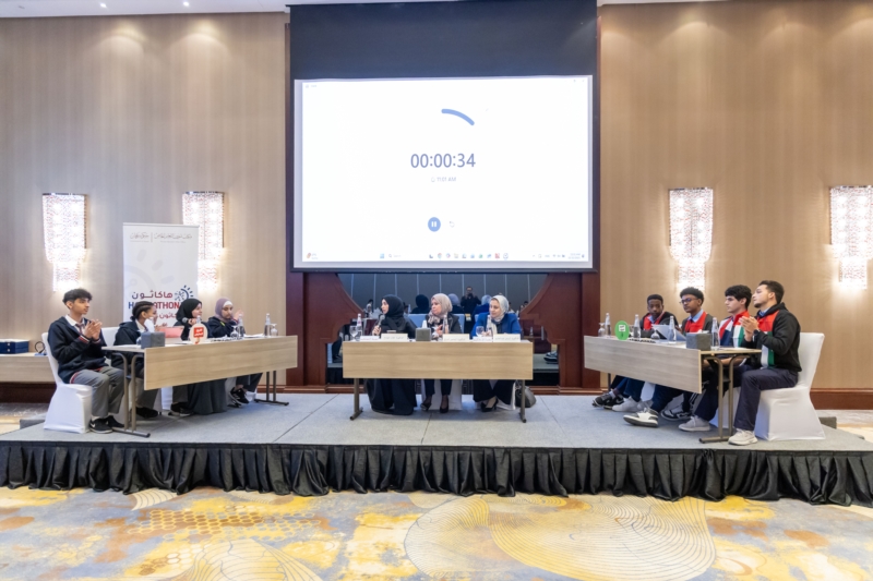 The “Ideas Hackathon” event, which included a debate entitled “The  Impact of Artificial Intelligence on Human Skills.”