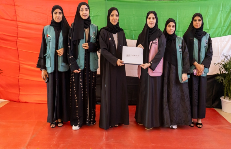 Participation of the Private Education Affairs Office Staff Members with Students  in the Celebration of the 54th National Day
