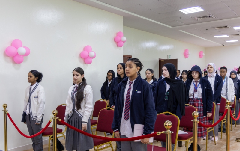 An awareness session on breast cancer and promoting a culture of prevention and early detection for students in private schools
