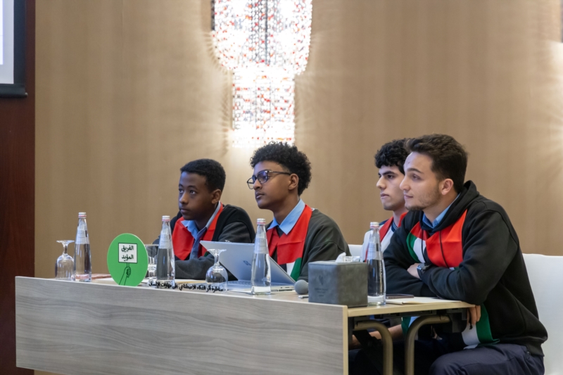 The “Ideas Hackathon” event, which included a debate entitled “The  Impact of Artificial Intelligence on Human Skills.”