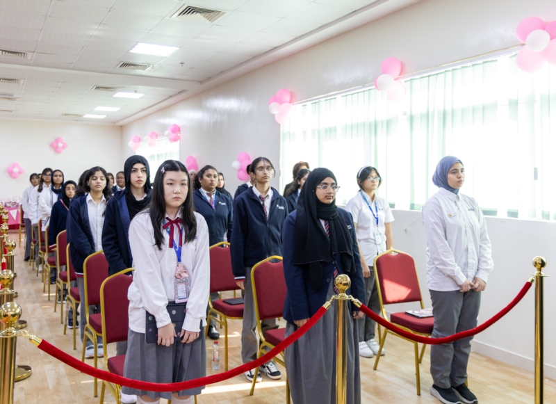 An awareness session on breast cancer and promoting a culture of prevention and early detection for students in private schools