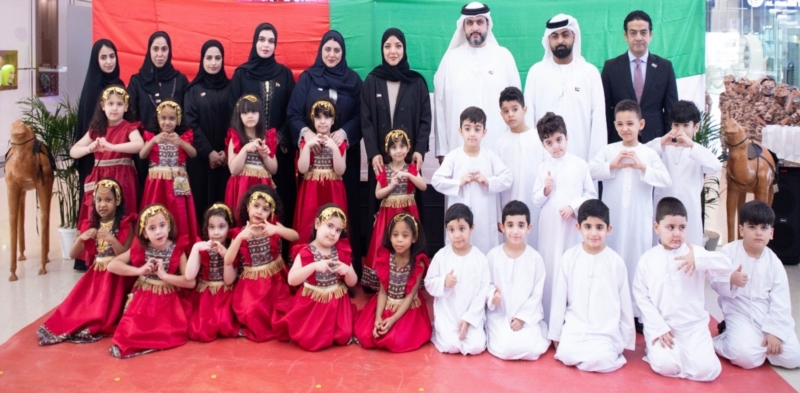 Participation of the Private Education Affairs Office Staff Members with Students  in the Celebration of the 54th National Day